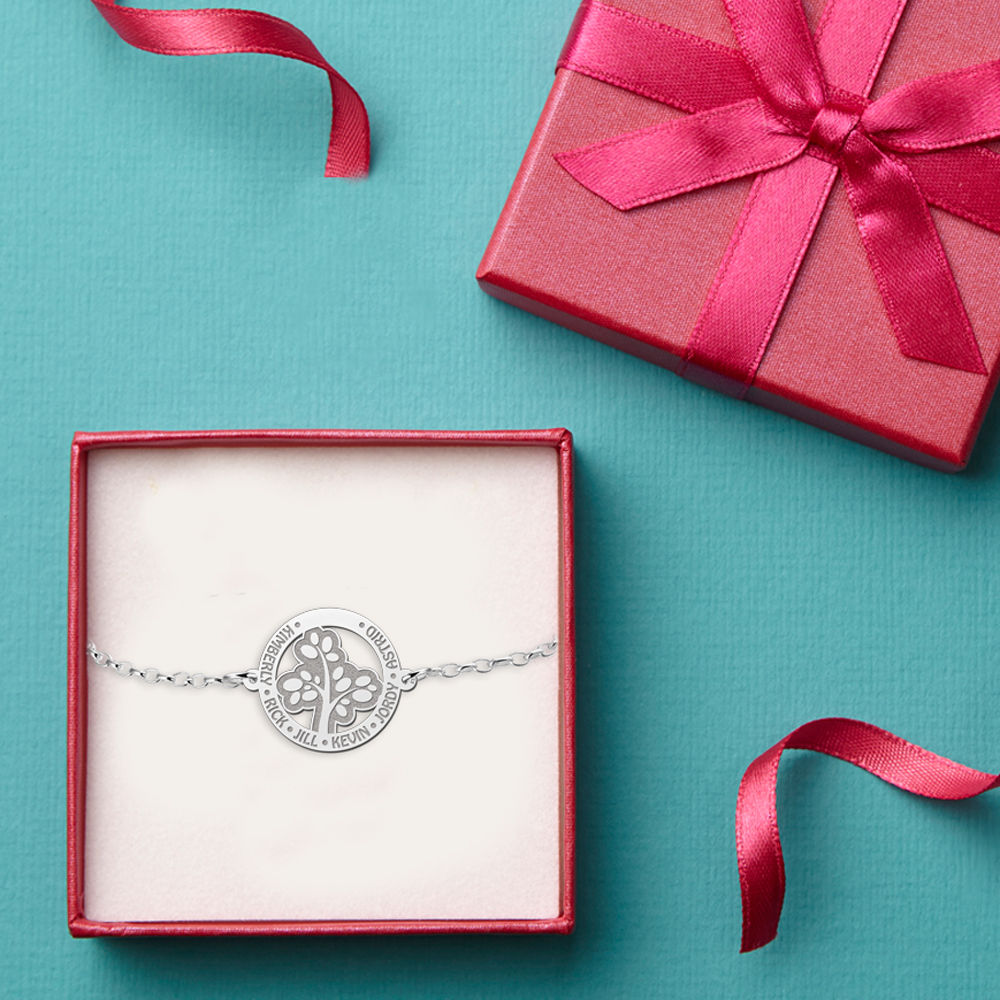 Pulsera de Plata Árbol de la Vida