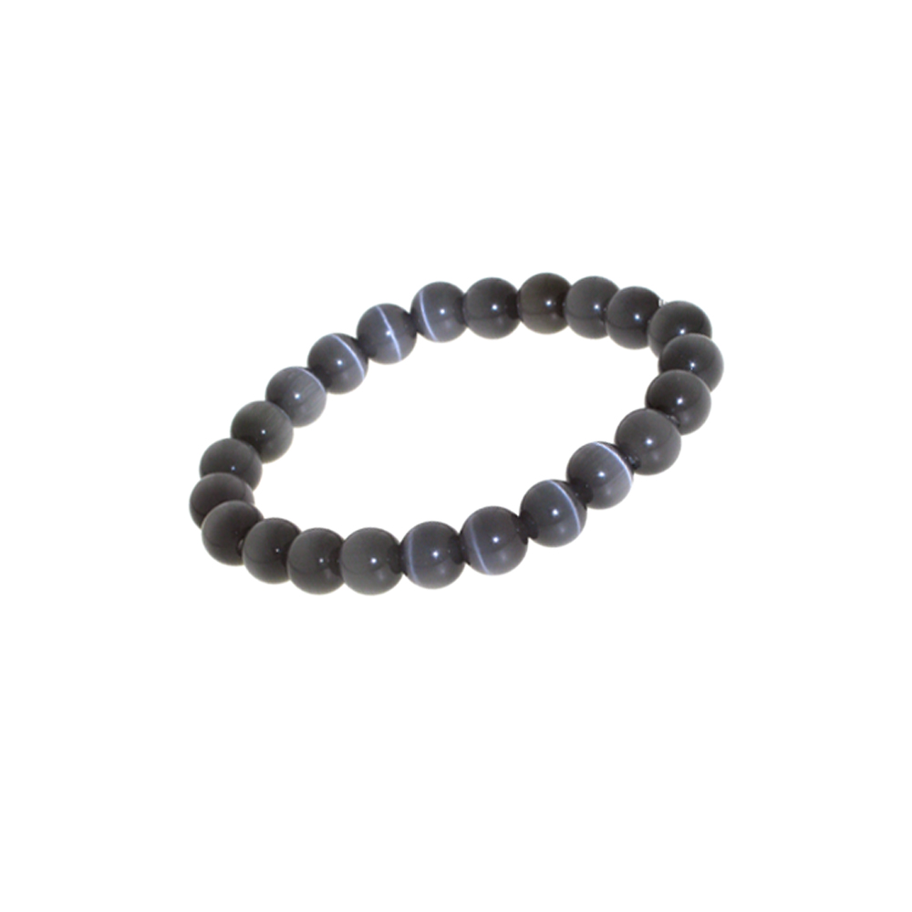Pulssera ojo de gato gris