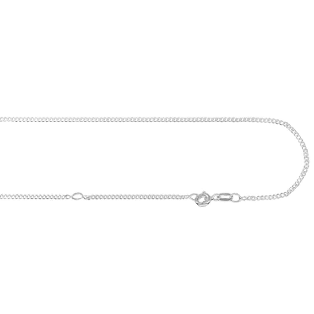 Collar de plata gourmet de 38-42 cm