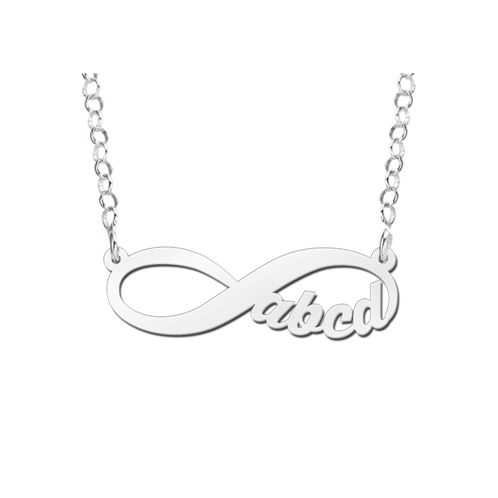 Infinity collar con cuatro letras