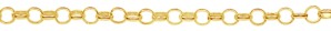 38-42cm (Niño)   -   Cadena de Jasseron de oro