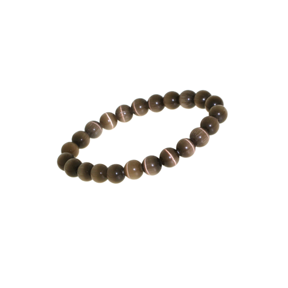 Pulsera ojo de gato café