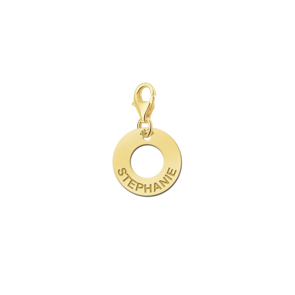 Dije Círculo personalizado en Oro Dije Círculo personalizado en Oro