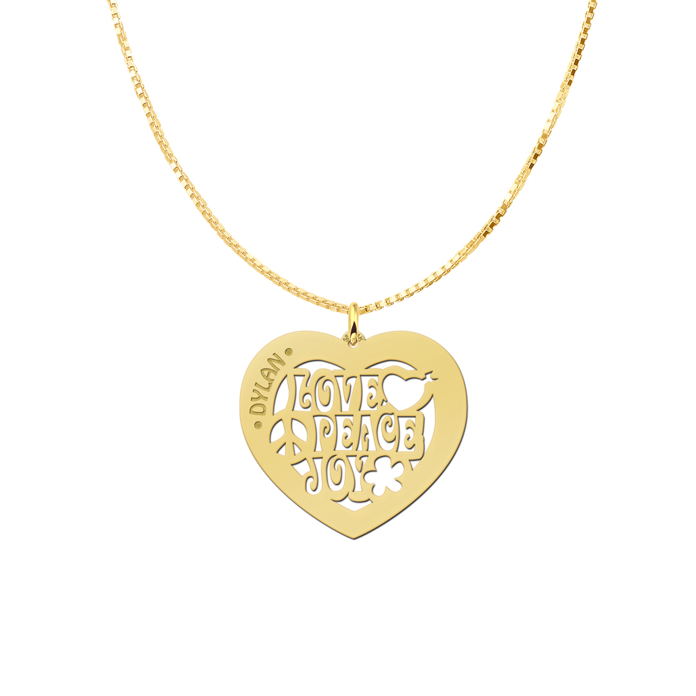 Colgante de plata nombre corazón Love 60
