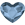 azul corazón