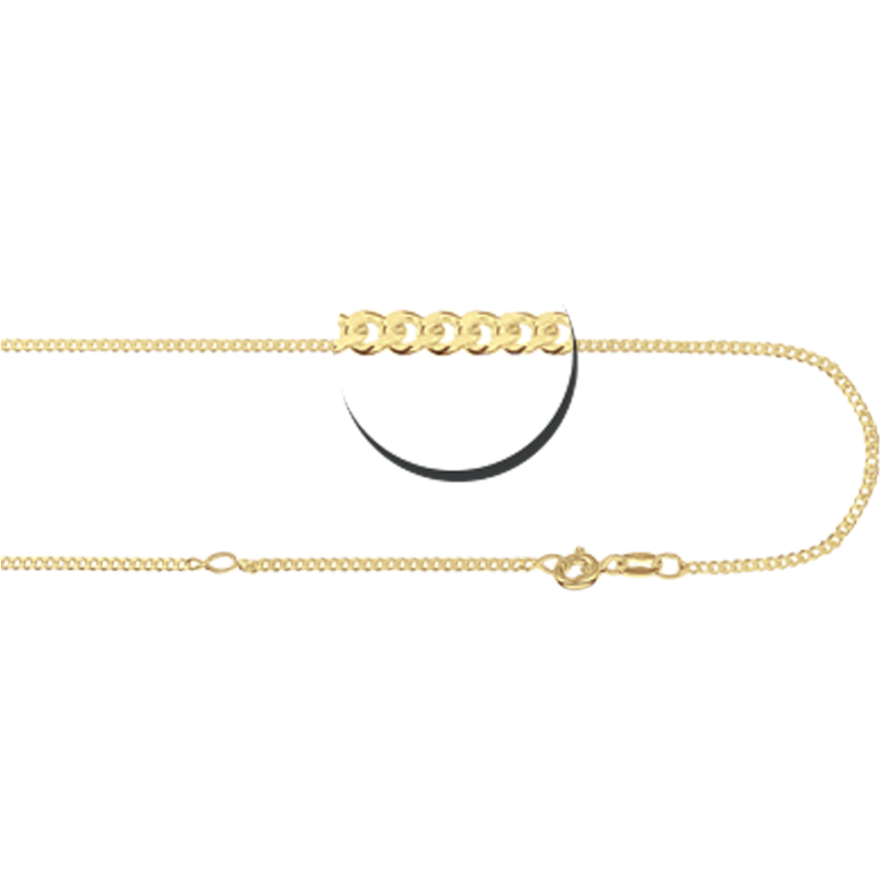 Collar de oro gourment de 38-42cm