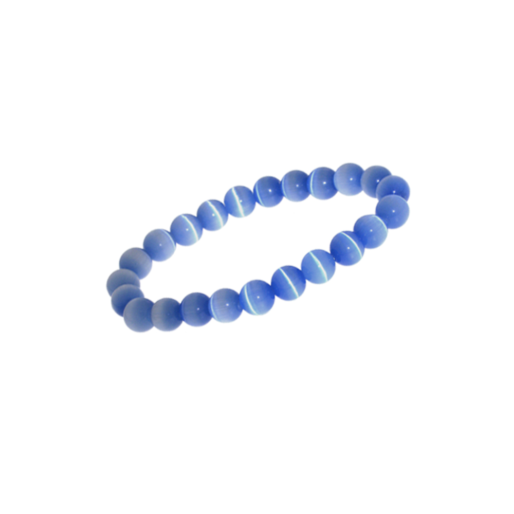 Pulsera ojo de gato azul
