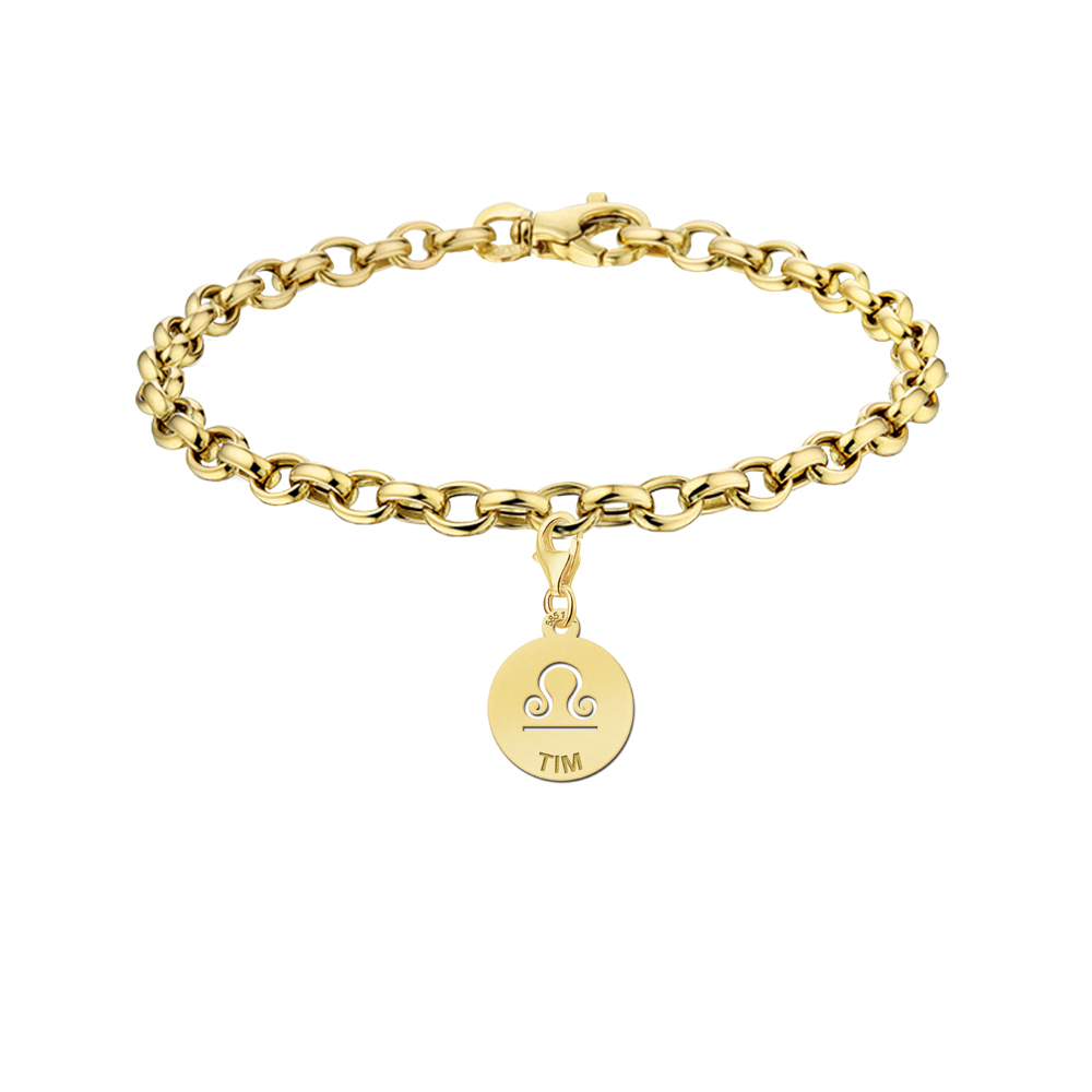 Zodíaco plata dije nombre Libra