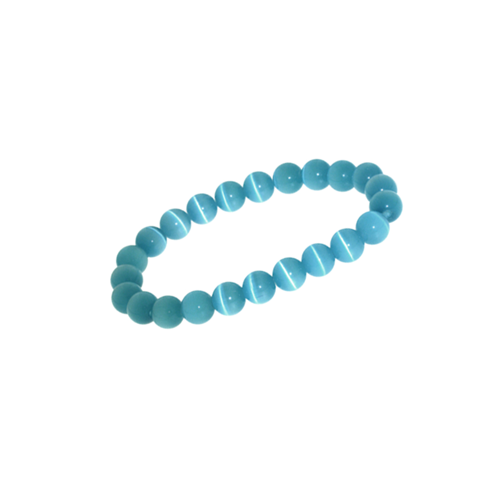 Pulsera ojo de gato aguamarina Pulsera ojo de gato aguamarina