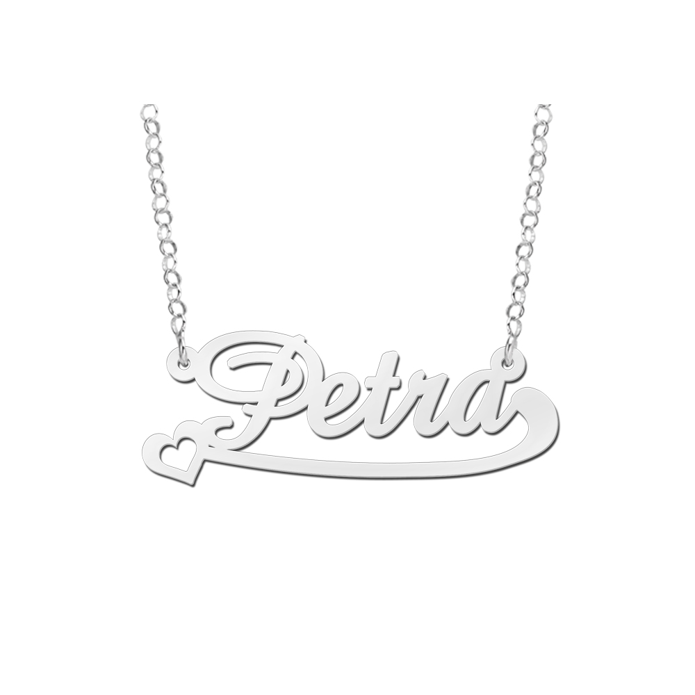 Collar con Nombre en Plata Modelo Petra Collar con Nombre en Plata Modelo Petra