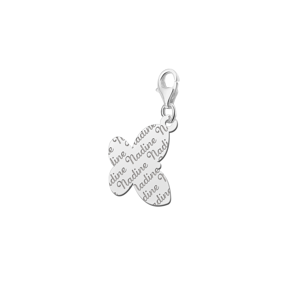 Dijes de plata nombre repetir mariposa Dijes de plata nombre repetir mariposa