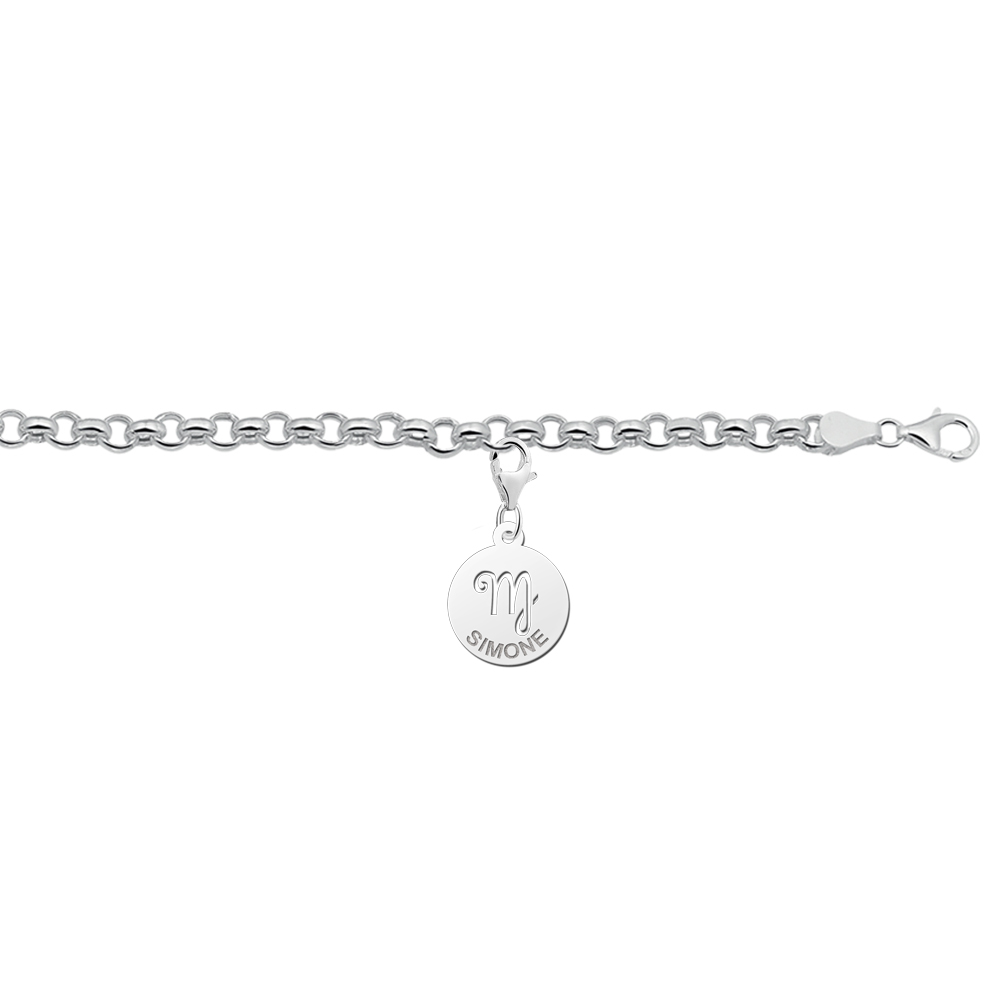 Zodíaco plata dije nombre Virgo