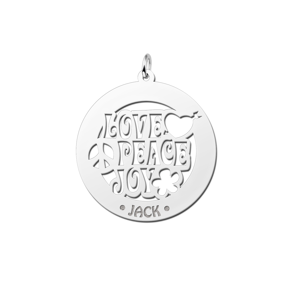 Colgante de plata nombre amor 60 Colgante de plata nombre amor 60