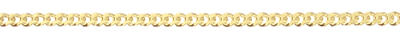 38-42cm      Cadena gourmet chapada en oro