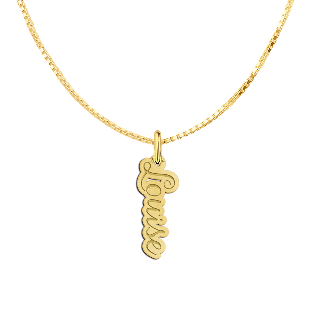 Nombre del colgante de oro modelo 'Louise'