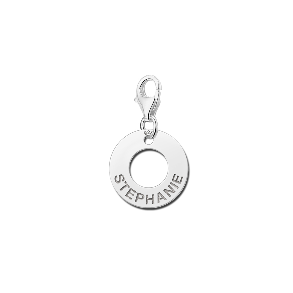 Dije Círculo personalizado en plata Dije Círculo personalizado en plata
