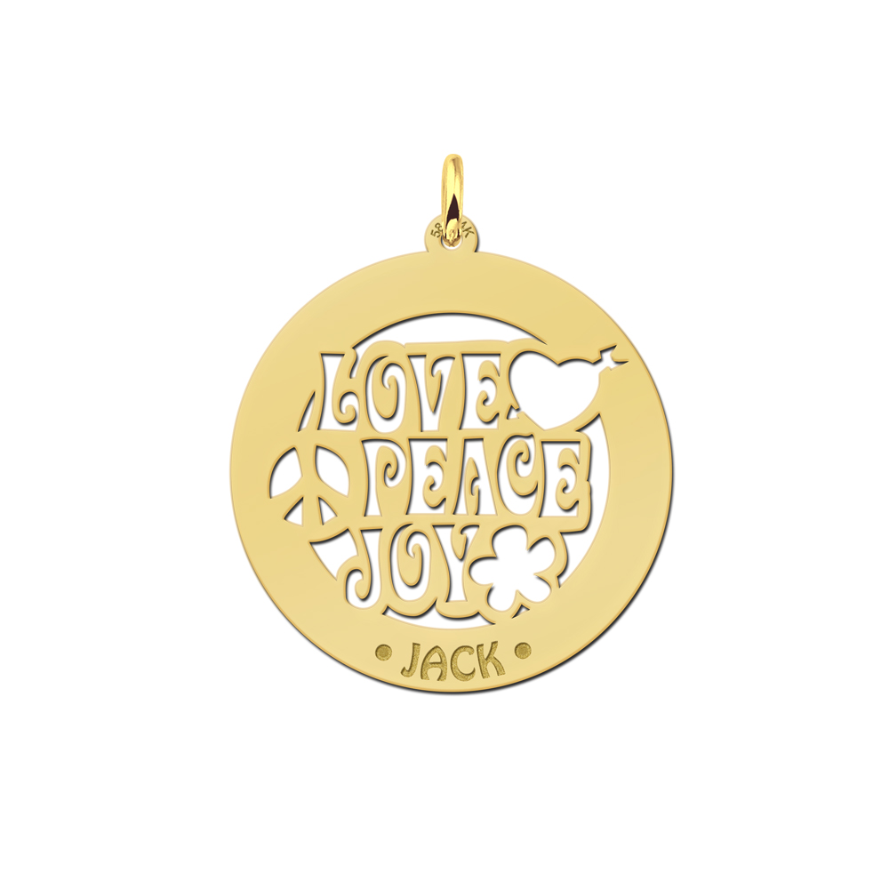 Colgante de plata nombre amor 60