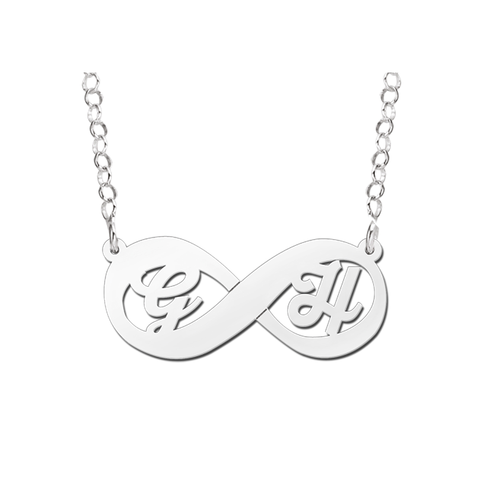 Infinity collar con inicial