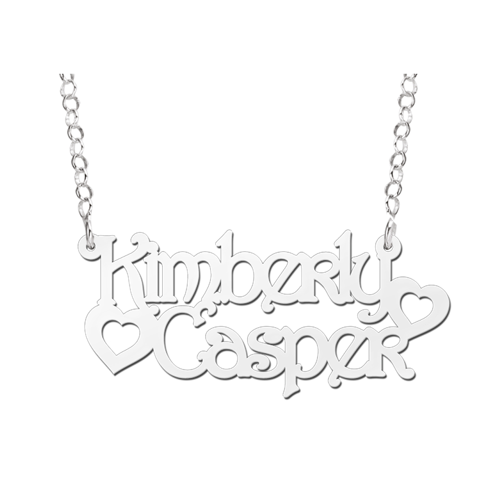 Collar personalizado en plata modelo Kimberly-Casper