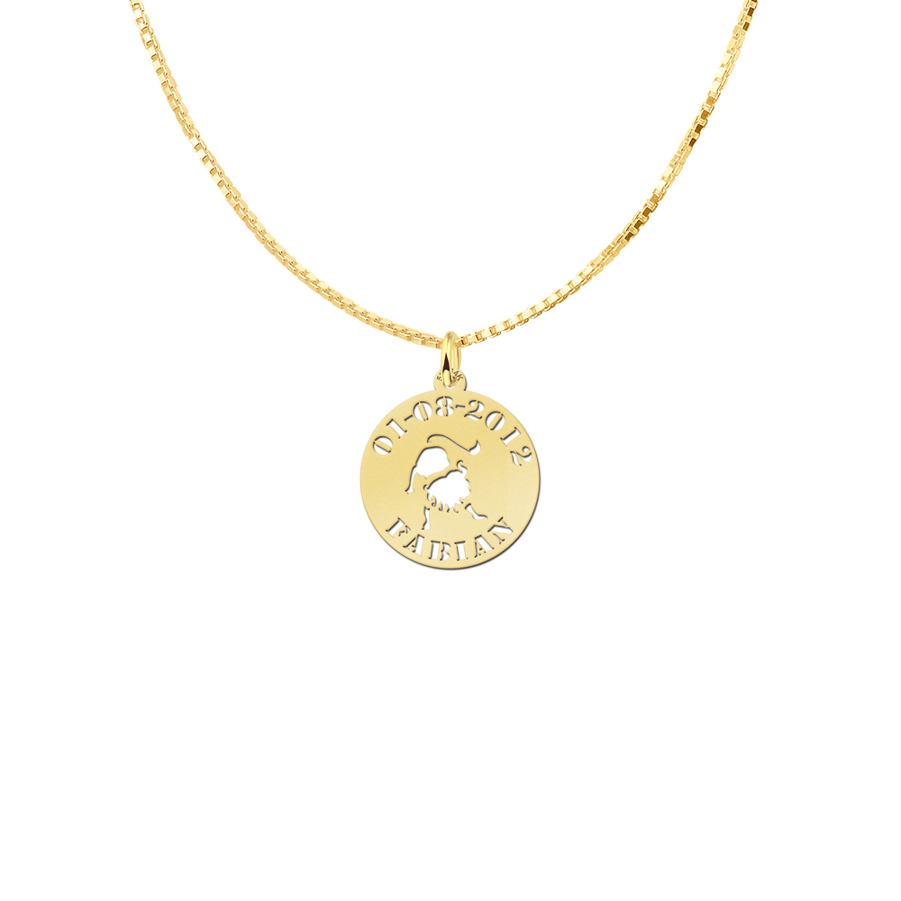 Zodíaco plata redondo colgante nombre Leo Zodíaco plata redondo colgante nombre Leo