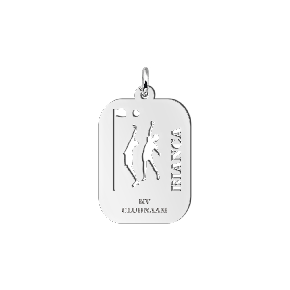 Dije deportivo Korfbal en plata