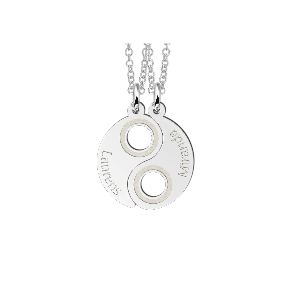 Colgante Compartido en Plata, Modelo YinYang Colgante Compartido en Plata, Modelo YinYang
