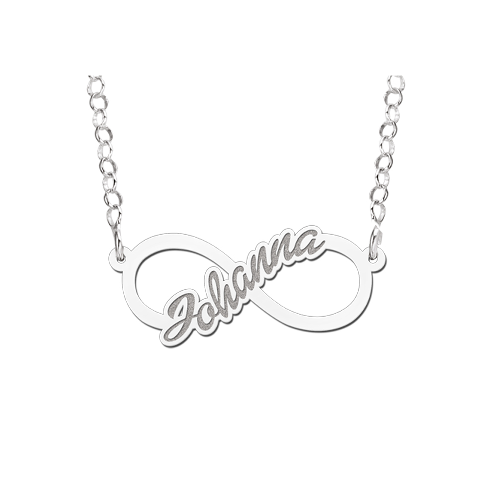 Collar Infinito de plata para niños