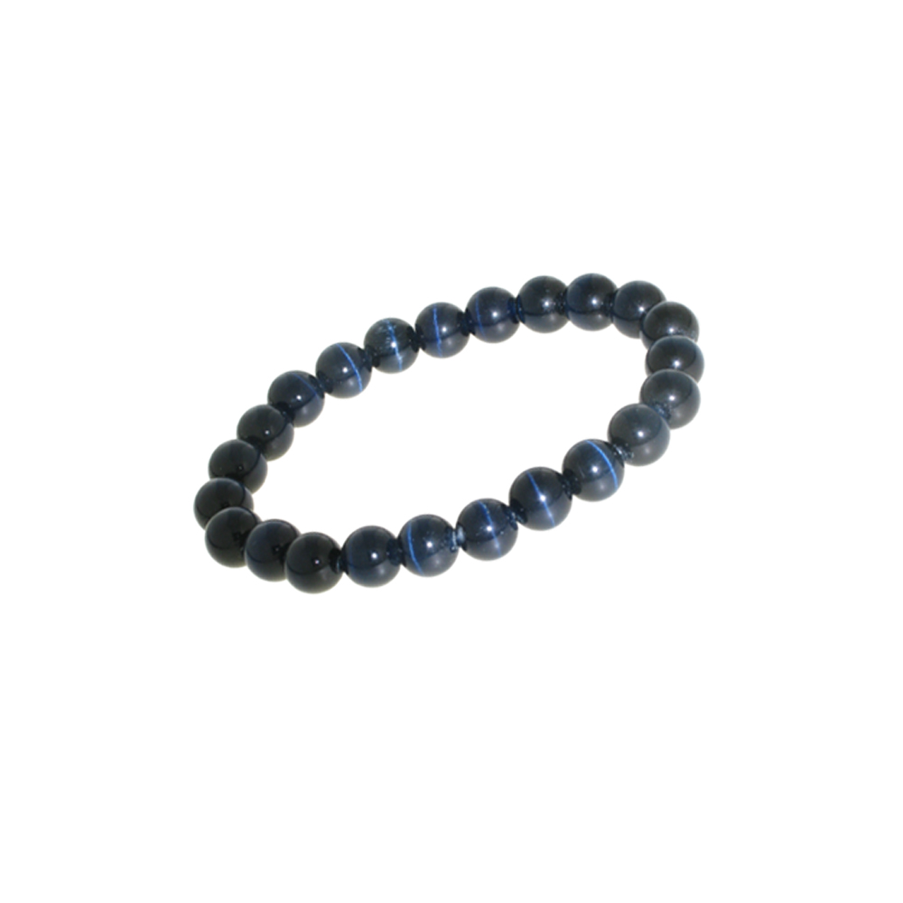 Pulsera ojo de gato negra