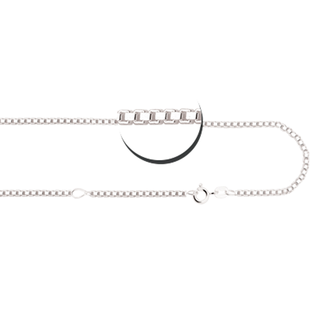 Cadena en plata de 38-42 cm