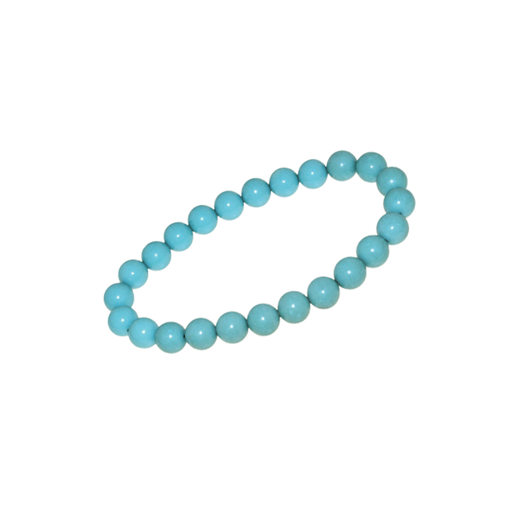 Pulsera de cuentas de turquesa de 8 mm Pulsera de cuentas de turquesa de 8 mm